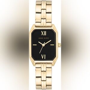 Anne Klein Gold and Black Women's Watch